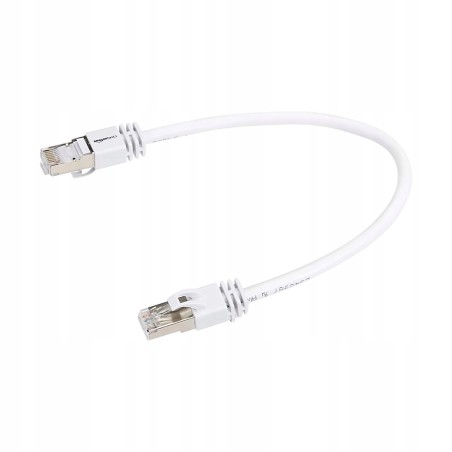 Outlet Patchcord F/FTP 7 Amazon Basics RJ45 / RJ45 0,3 m biały 4 SZT