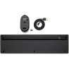 Outlet Zestaw klawiatura i myszka z adpaterem Amazon Basics AZERTY
