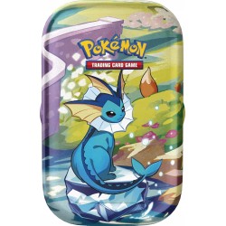 Outlet Puszka Vaporeon Pokemon TCG Scarlet&Violet Mini Tins z boosterami DE