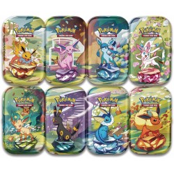 Outlet Puszka Vaporeon Pokemon TCG Scarlet&Violet Mini Tins z boosterami DE
