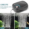 Outlet FEDOUR 10 W Wydajna pompa powietrza do akwarium 1200 L