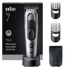 Outlet Maszynka do strzyżenia Braun Series 7 HC7590 3 końcówki Srebrna