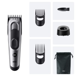 Outlet Maszynka do strzyżenia Braun Series 7 HC7590 3 końcówki Srebrna