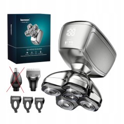Outlet Golarka Do Głowy Męska Kensen Series S28 Wodoszczelna 5w1 Srebrna