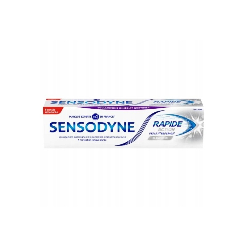 Sensodyne mint pasta do zębów z fluorkiem ultraszybka ulga 75 ml