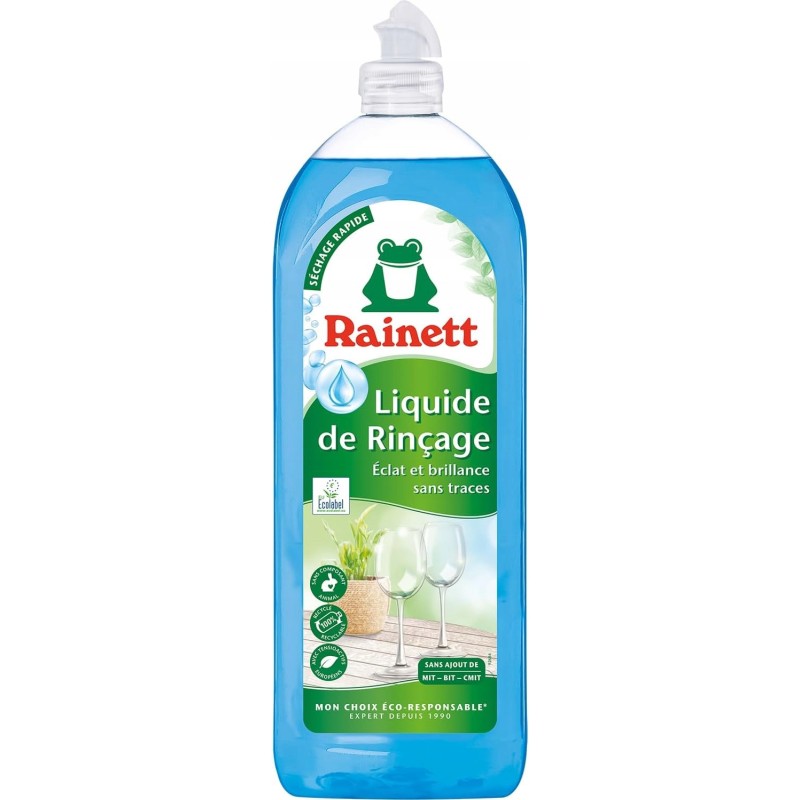 Rainett Płyn Nabłyszczający do Zmywarek Bio Alkohol bez Zacieków 750ml