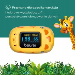 Outlet Beurer PO 13 Kids Pulsoksymetr dla dzieci Żyrafa Mały format
