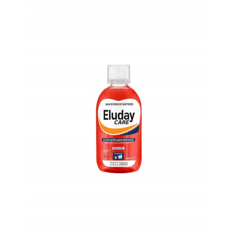 Eluday Płyn do Płukania Jamy Ustnej Antyplak 500 ml