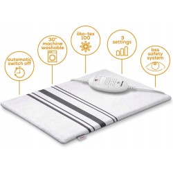 Outlet Poduszka grzewcza Beurer HK 25 100 W 30x40 cm 3 poziomy biały