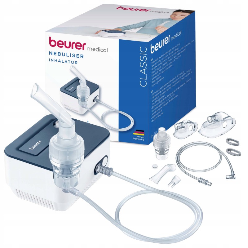 Outlet BEURER IH 16 INHALATOR Z TECHNOLOGIĄ SPRĘŻONEGO POWIETRZA KOMPAKTOWY