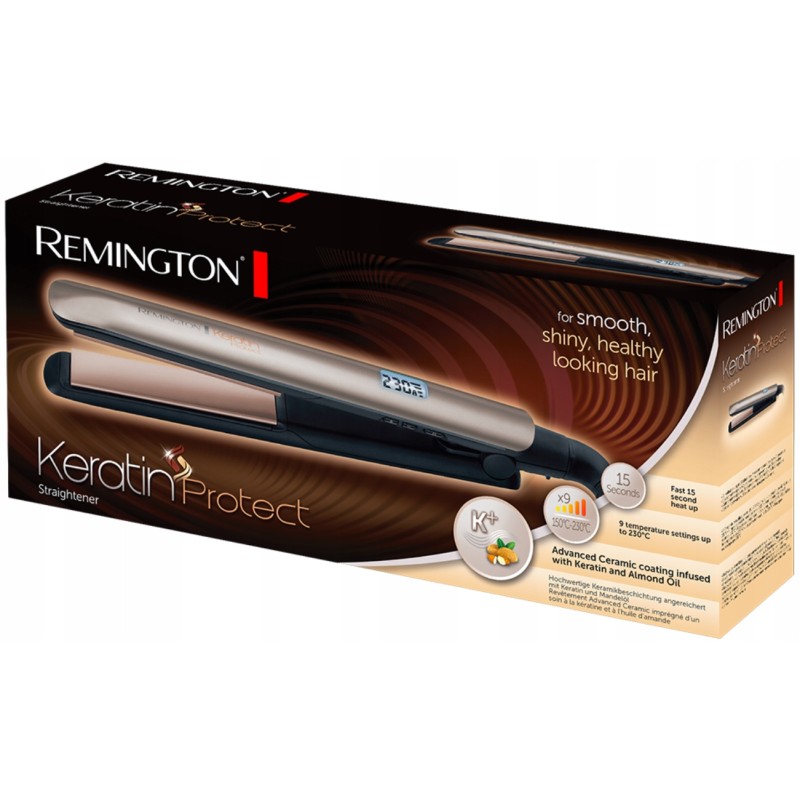 Remington S8540 prostownica do włosów ceramiczna 230°C nagrzewanie 15s