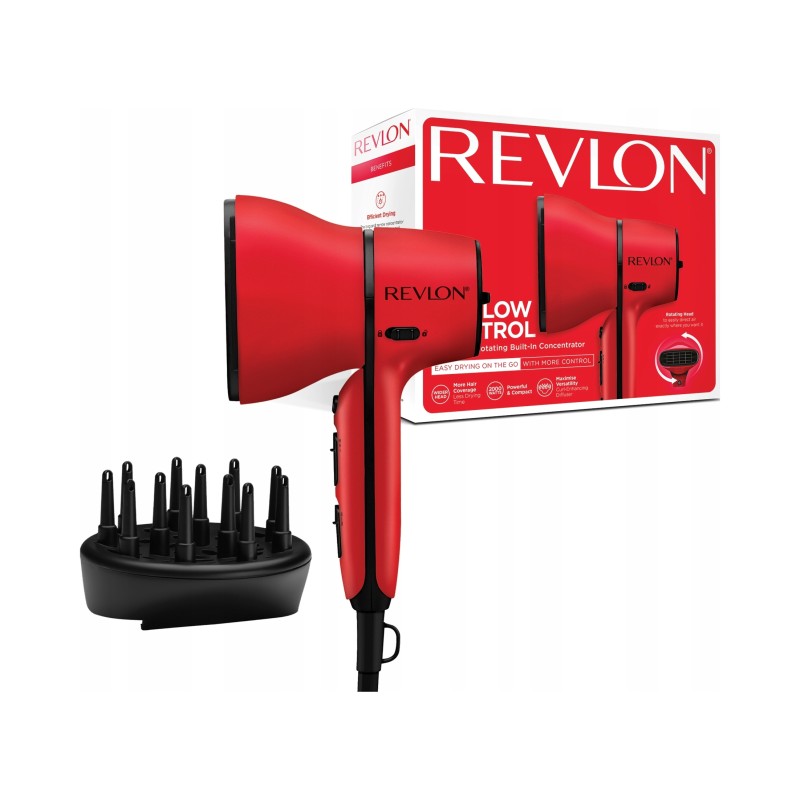 Outlet Suszarka Revlon RVDR5320 2000W Rotacyjny Koncentrator Dyfuzor