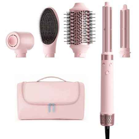 MESCOMB Airstyler zestaw 5w1 jonowa suszarka do włosów z końcówkami lokówka