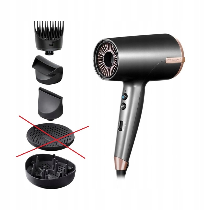 Outlet Suszarka do włosów Remington One D6078 jonizacja 5 nakładek 2000 W