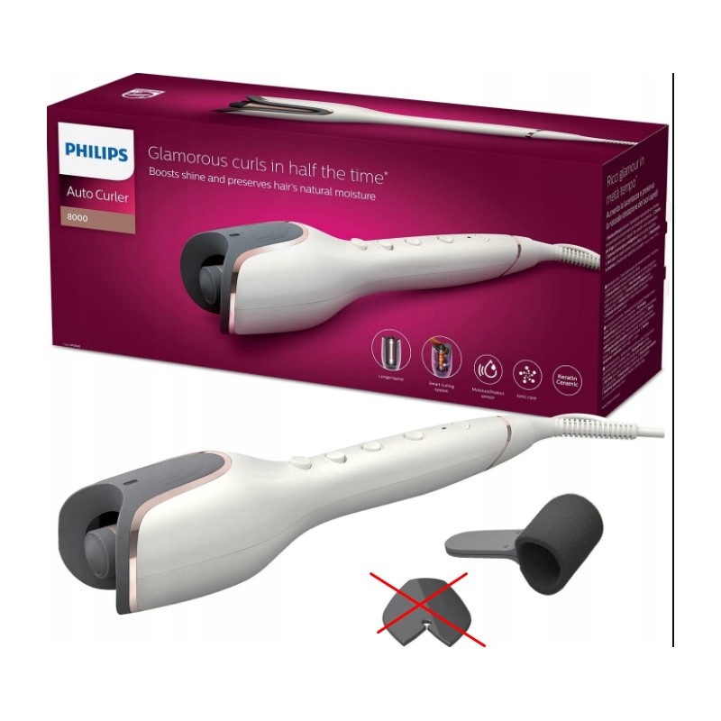 Outlet Lokówka automatyczna Philips StyleCare Prestige BHB878/00 max 210 C