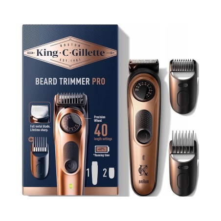 Outlet Trymer do Włosów i Brody King C. Gillette Beard Trimmer PRO Czarny