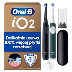 Outlet Zestaw szczoteczek elektrycznych Oral-B iO Series 2 Duo Black &Green