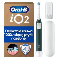 Outlet Oral-B iO 2 szczoteczka elektryczna zielona cicha wydajna