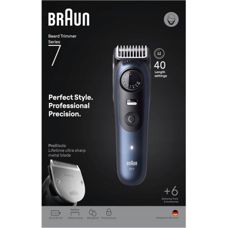 Outlet Braun Series 7 Trymer do brody BT7520 wodoodporny z akcesoriami