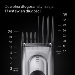 Outlet Maszynka do strzyżenia Braun Series 7 HC7590 + 5 akcesoriów