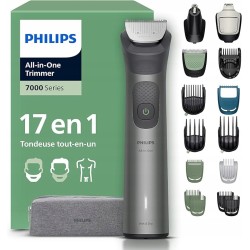 Outlet Trymer Philips All-in-One Trimmer 7000 Series 17 elementów Srebrna