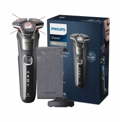 Outlet Golarka męska Philips Series 5000 S5887/13 z trymerem OPIS