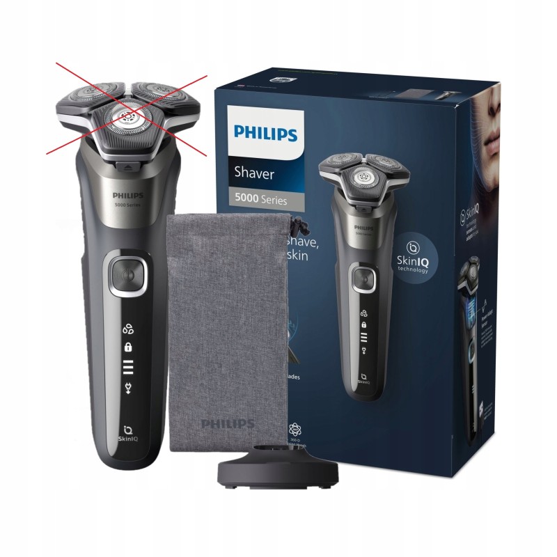 Outlet Golarka męska Philips Series 5000 S5887/13 z trymerem OPIS