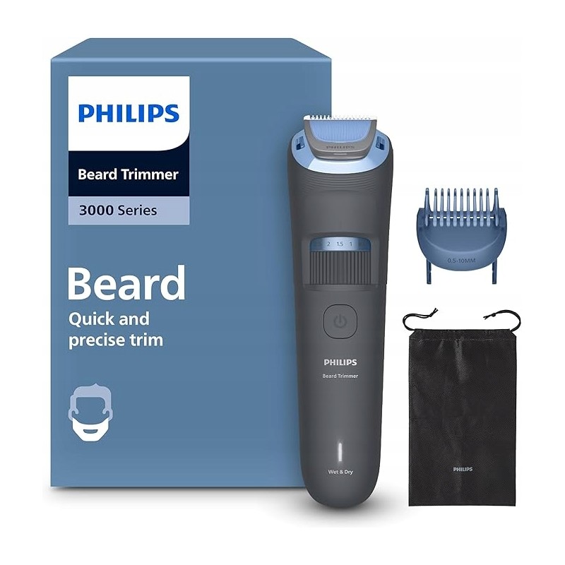 Outlet Trymer do Brody Philips Seria 3000 BT3619/15 20 Ustawień Wodoodporny