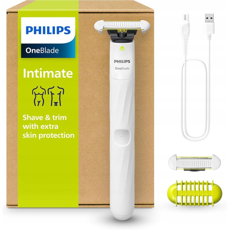 Outlet Golarka Philips OneBlade Intimate dla kobiet do ciała QP1924/30