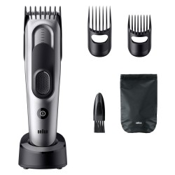 Outlet Maszynka do strzyżenia Braun Series 7 HC7590 + 5 Nasadek Srebrna
