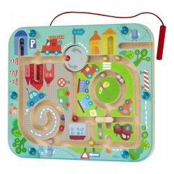 HABA Busy Board Labirynt Miasta Magnetyczna Gra Logiczna 2-4 lata
