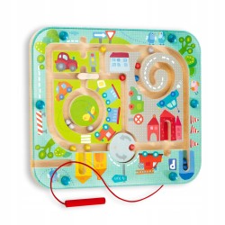 HABA Busy Board Labirynt Miasta Magnetyczna Gra Logiczna 2-4 lata