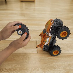 Outlet Hot Wheels Monster Trucks Tiger Shark 1:24 auto zdalnie pomarańczowy