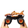 Outlet Hot Wheels Monster Trucks Tiger Shark 1:24 auto zdalnie pomarańczowy