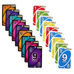 Outlet MATTEL UNO Flip Extreme Rodzinna gra karciana wyrzutnia + 111 kart