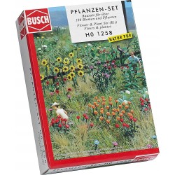 Outlet Busch 1258 Zestaw Roślin i Kwiatów do Makiety H0 14+