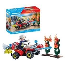 Outlet Klocki konstrukcyjne PLAYMOBIL City Action 71825 Quad straży