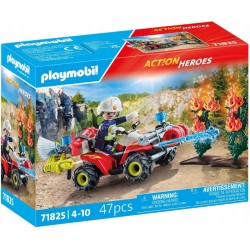 Outlet Klocki konstrukcyjne PLAYMOBIL City Action 71825 Quad straży