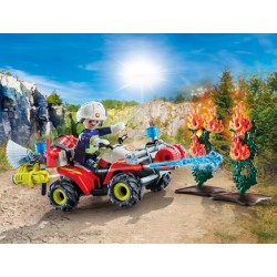 Outlet Klocki konstrukcyjne PLAYMOBIL City Action 71825 Quad straży