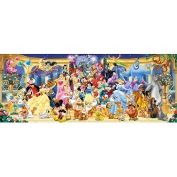 Outlet Puzzle 1000 elementów Panorama Postacie Disney 70 x 50 cm wiek 14lat