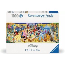 Outlet Puzzle 1000 elementów Panorama Postacie Disney 70 x 50 cm wiek 14lat