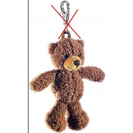 Outlet Schaffer 002097 Teddy Tom pluszowy miś 8cm brązowy miękki kompatkowy