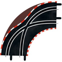 Outlet Tor samochodowy GO GO+ Carrera 61655 2 zakręty 90 stopni Zmiana Pasa