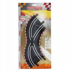 Outlet Tor samochodowy GO GO+ Carrera 61655 2 zakręty 90 stopni Zmiana Pasa