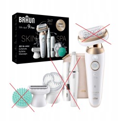 Outlet Depilator do bikini nóg twarzy Braun 9-681 3D SkinSpa FaceSpa biały
