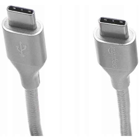 AmazonBasics UTC-C-C-2.0-10FT-SLV kabel USB 3 m USB C Srebrny