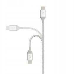 AmazonBasics UTC-C-C-2.0-10FT-SLV kabel USB 3 m USB C Srebrny
