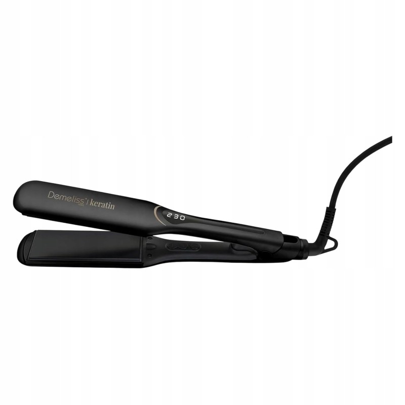 Outlet Prostownica Demeliss Black Ceramic 45×110mm 100°C-230°C Czarna