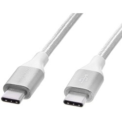 AmazonBasics UTC-C-C-2.0-10FT-SLV kabel USB 3 m USB C Srebrny