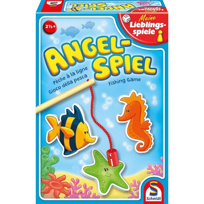 Schmidt Spiele Łowienie rybek 40595 gra planszowa 2+ wersja francuska 1-4